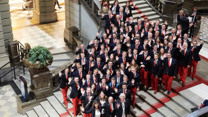 SwissSkills Team zu Gast im Bundeshaus