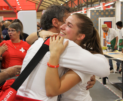 WorldSkills Kazan Emotionen Malerin Siegerin Weltmeisterin Daniela Ziller