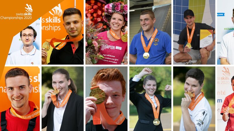 Die ersten 20 SwissSkills Champions sind bekannt
